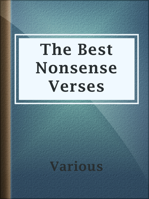 Title details for The Best Nonsense Verses by Various - Available